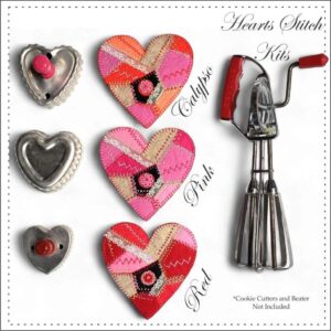Valentine's Day Easy Heart Embroidery Kits for Beginners by Artsi2