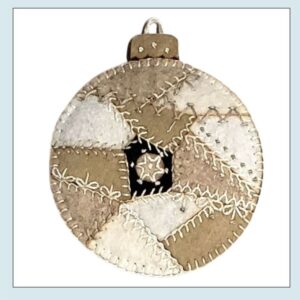 Artsi2 Neutral Christmas Ornament DIY Embroidery Kit for Adults