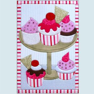 Cupcakes No Sew Quilt Wall Hanging - By Artsi2