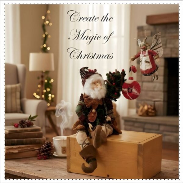 Christmas Fairy offering a Christmas Ornament to a Christmas Elf