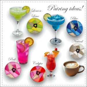 Crazy Quilt Coaster Hand Embroidery Kits