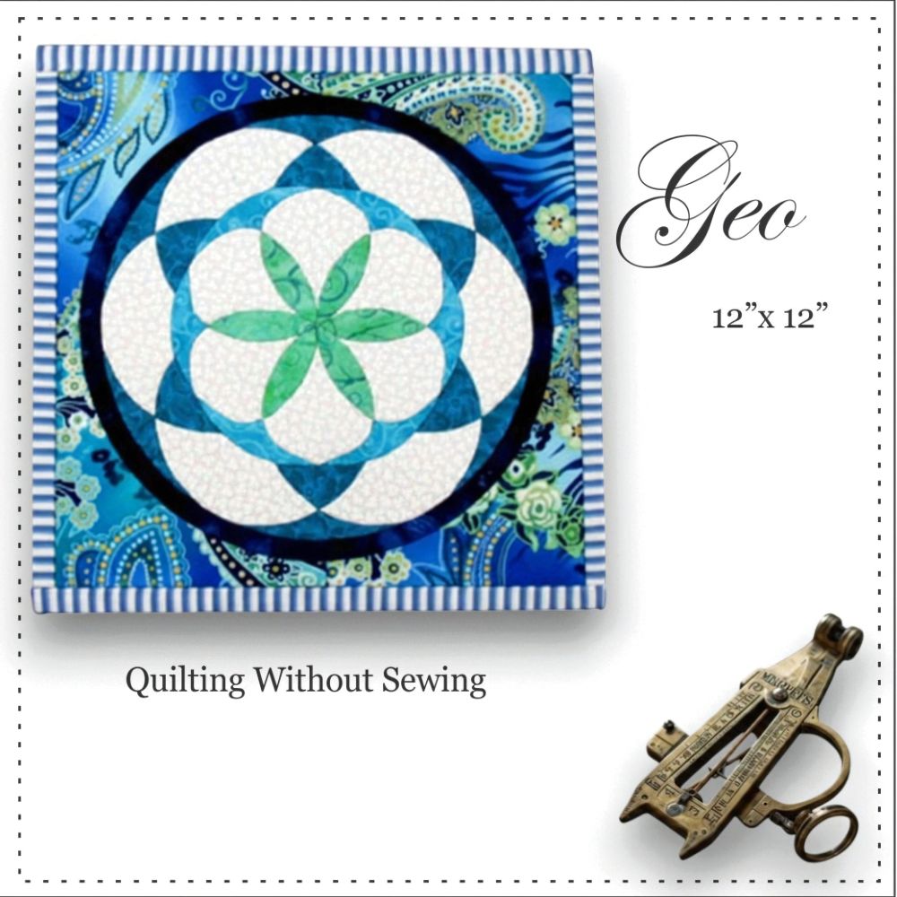 Geo Quilting without sewing